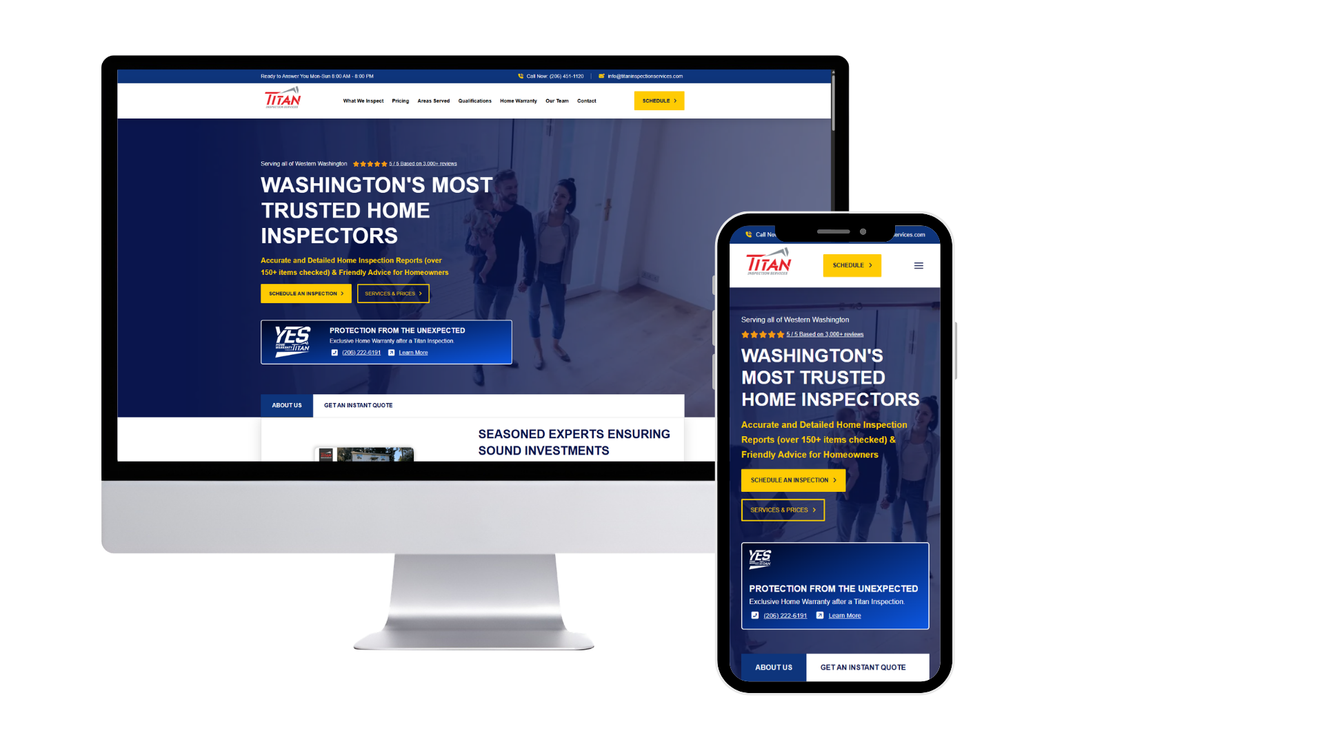 Titan Inspection Services on desktop and mobile